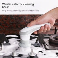 4-in-1 handheld electric cleaning brush