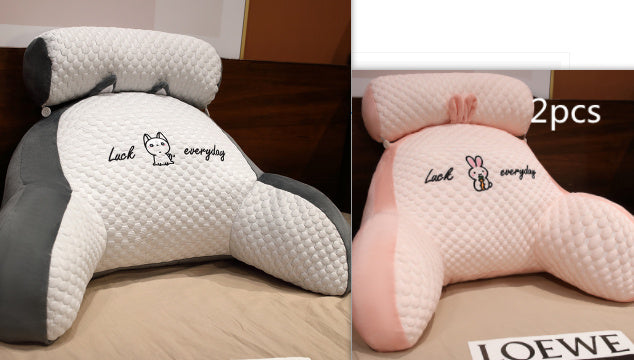 Soft Fluffy Triangle Reading Cushion