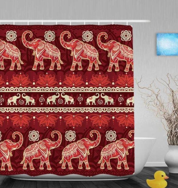 African Girl Graffiti Shower Curtain