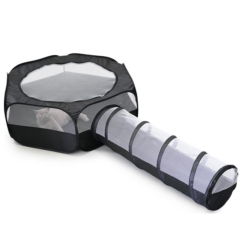 Foldable Cat Tunnel: Space-Saving and Easy to Clean