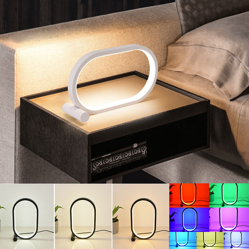 USB Oval Acrylic Touch Lamp