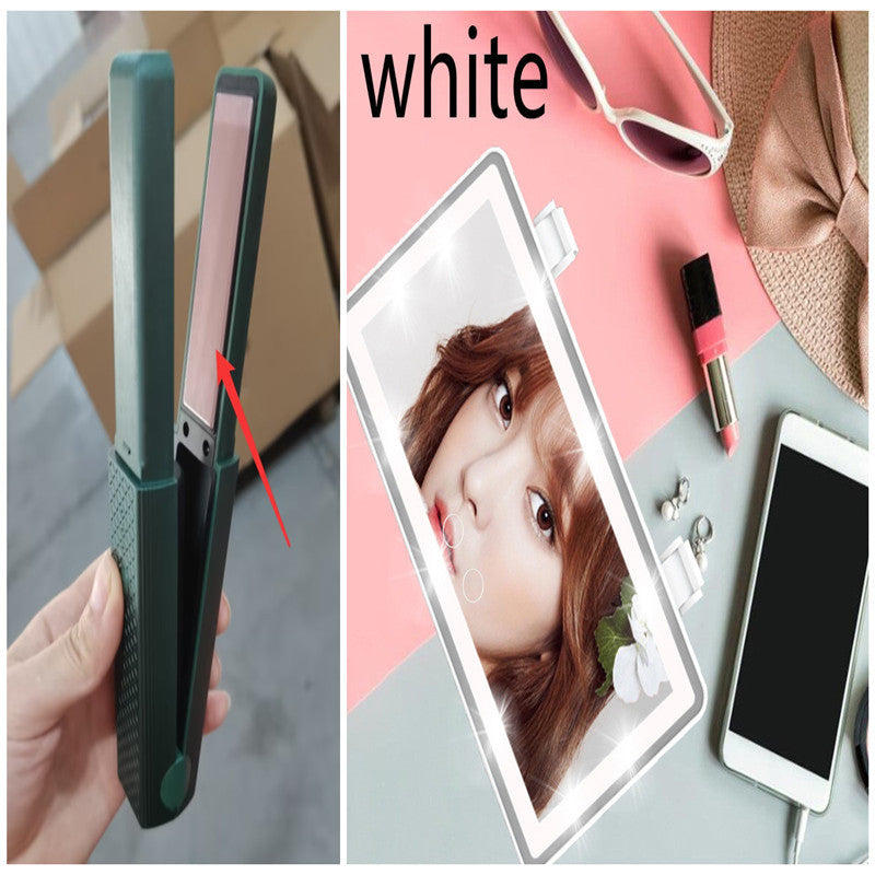 Portable Cordless USB Hair Straightener and Curler