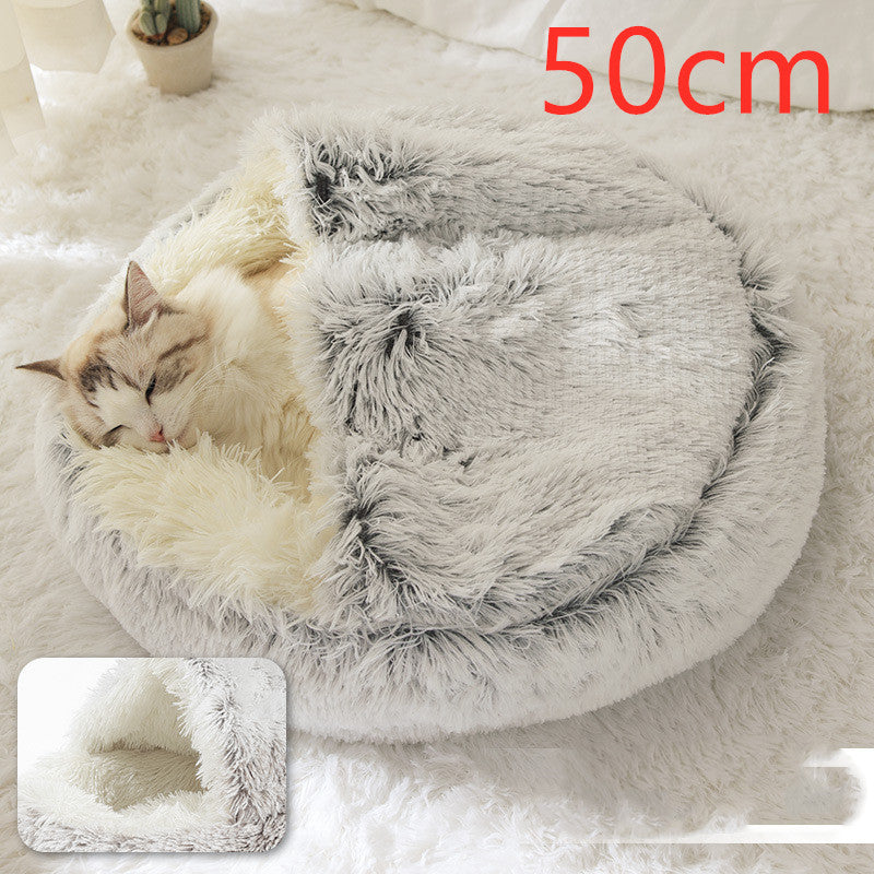 2-in-1 Pet Winter Bed