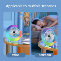 USB-Charging Night Light Mini Fan