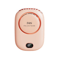 Silent Leafless Neck Fan with Digital Display