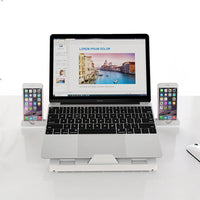 Portable folding laptop stand