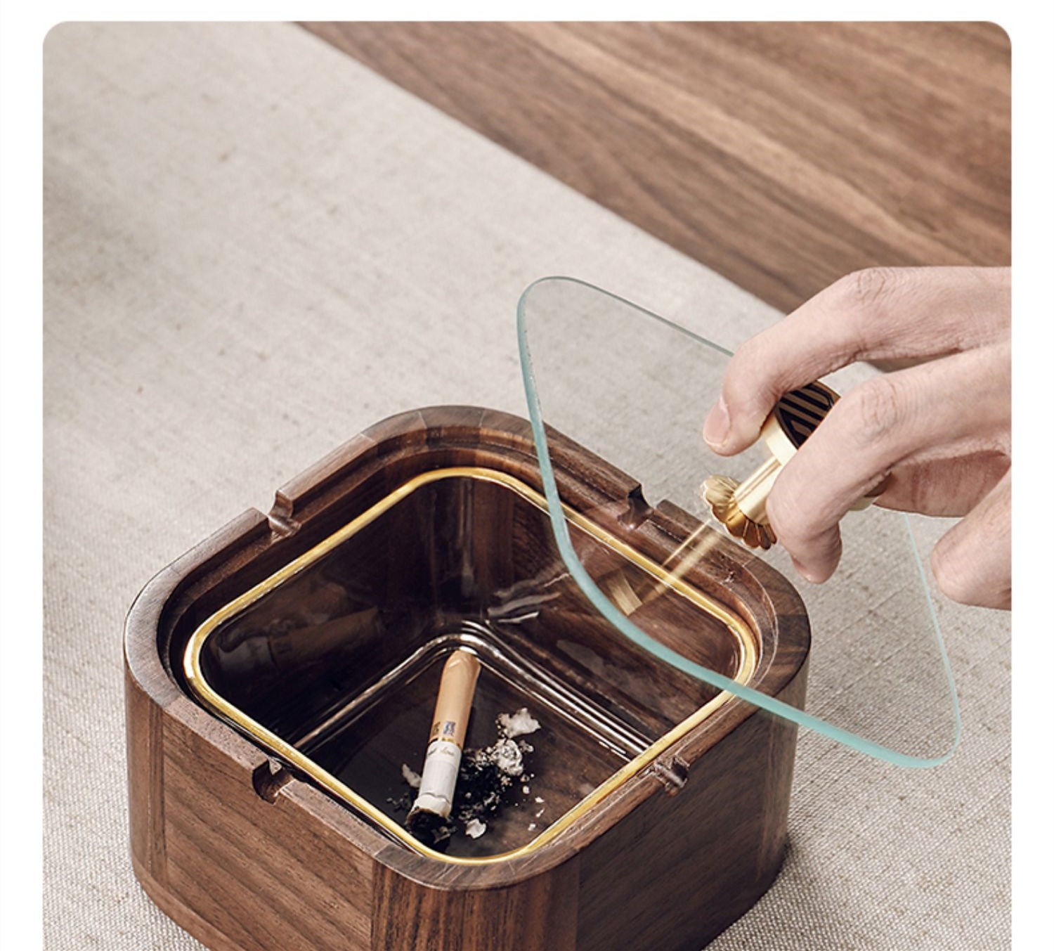 Walnut Ashtray