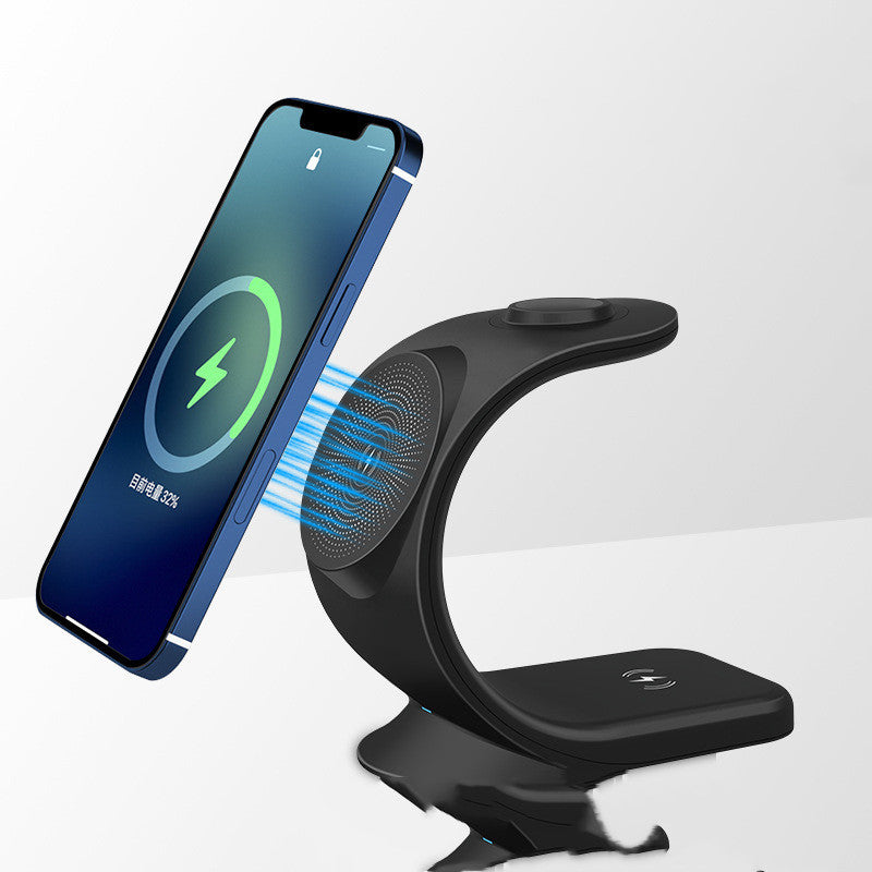 Three-in-one Magnetic Wireless Charger Bracket