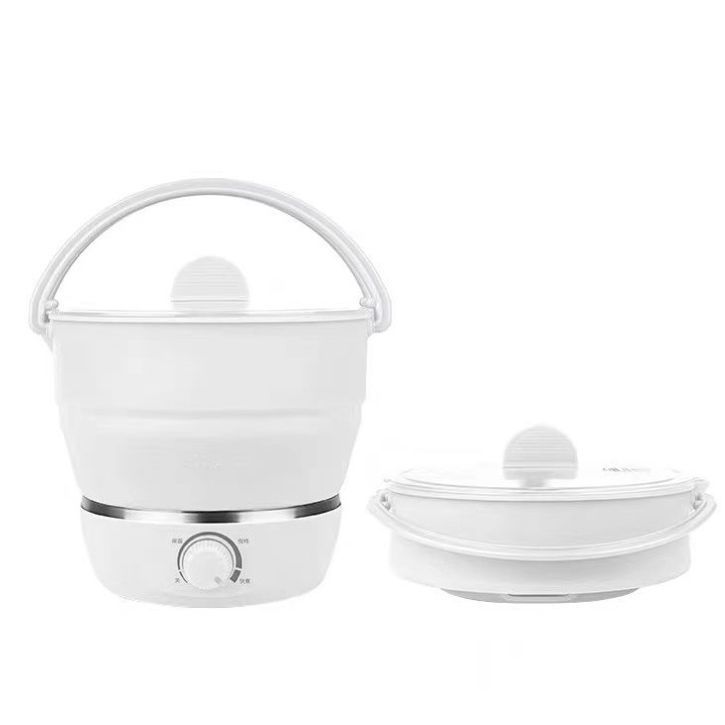 Portable folding electric cooker.
