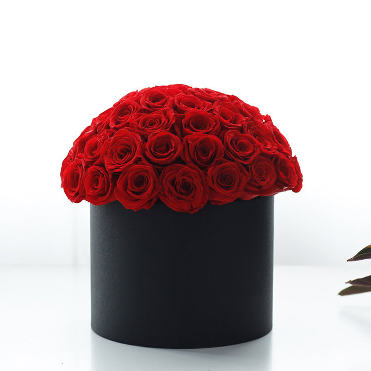 Bucket Rose Flower Box – Creative gift for Valentine's Day or Christmas.