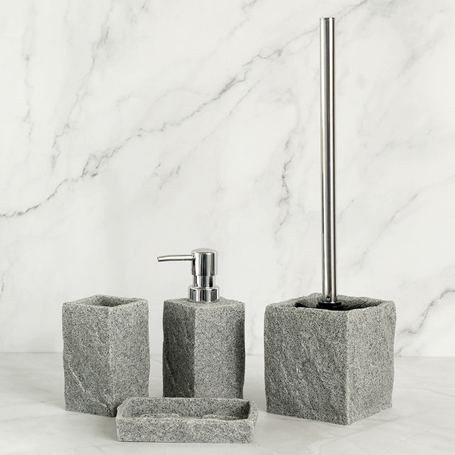 Granite Resin Bathroom Accessories Set