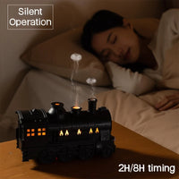 Train-Shaped Aromatherapy Diffuser with LED Lamp