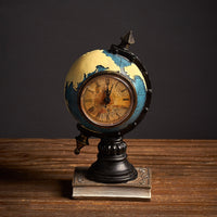 Retro globe clock