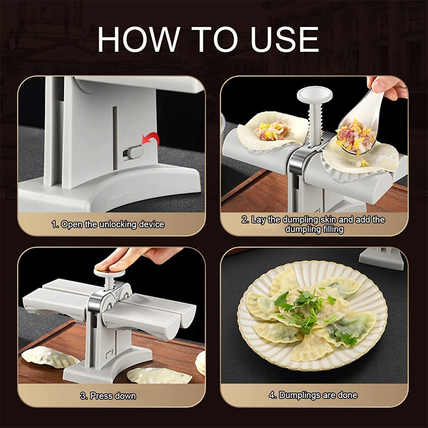 Double Head Dumpling Mold