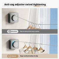 Telescopic Rust-Proof Wall Hanging Clothesline