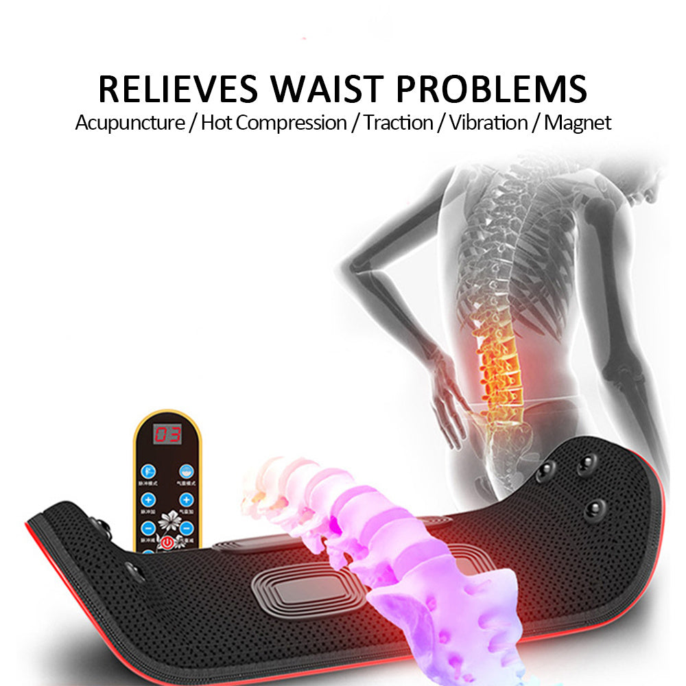 Electric Lumbar Traction Device with Vibration Massage