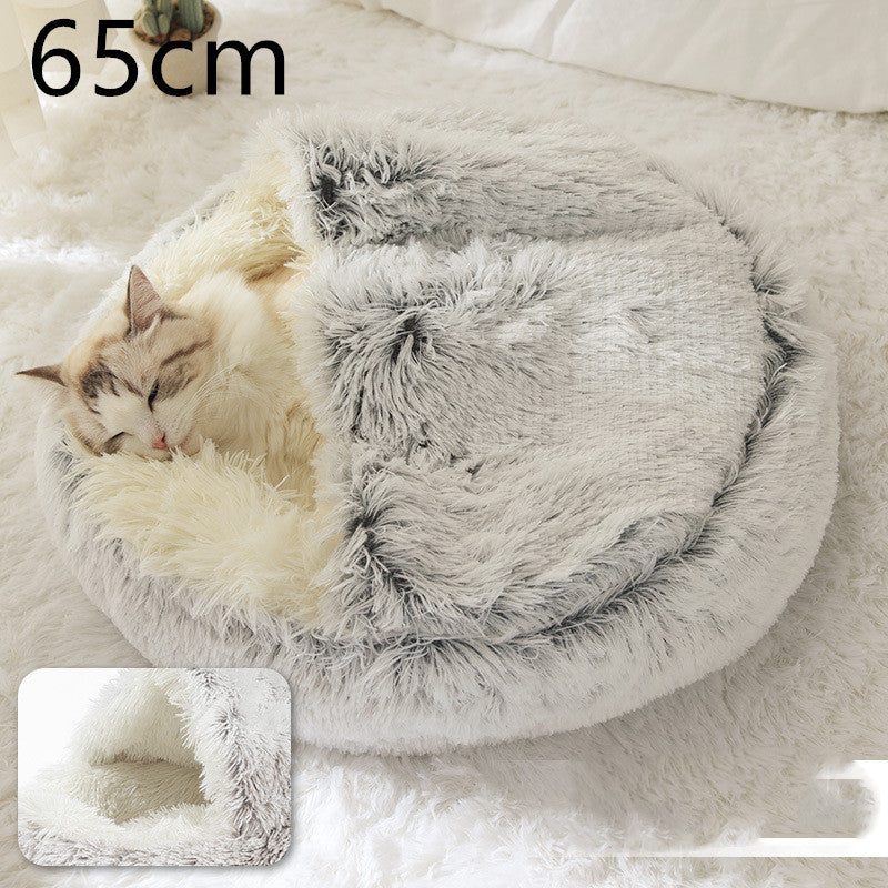 2-in-1 Pet Winter Bed
