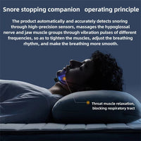 Smart EMS Anti-Snoring Device with Muscle Stimulation