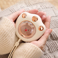 Mini USB Rechargeable Cat Paw Hand Warmer