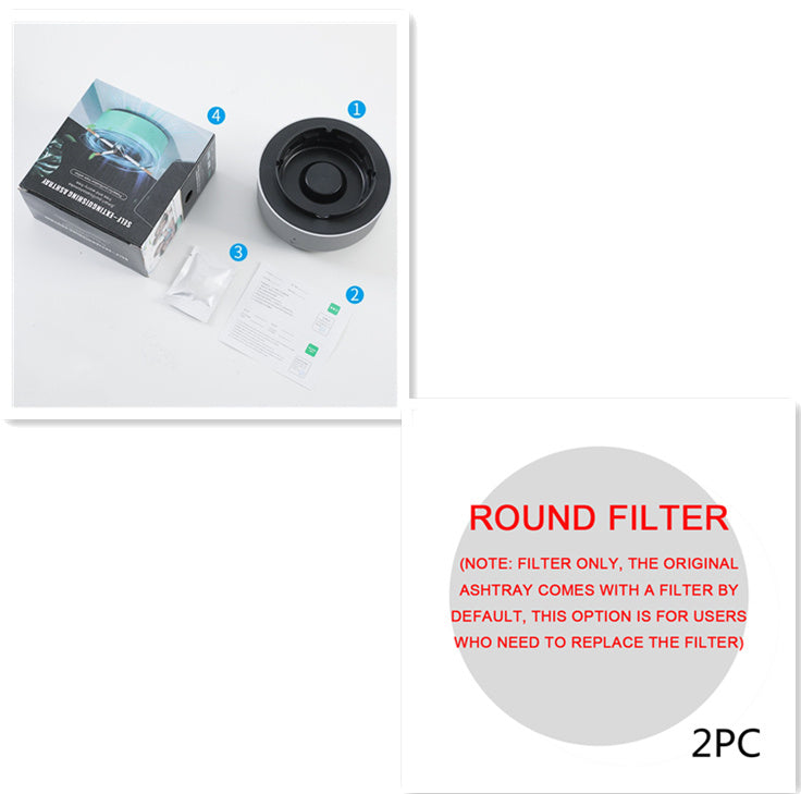 Anion Purification Ashtray: Portable Smoke Removal