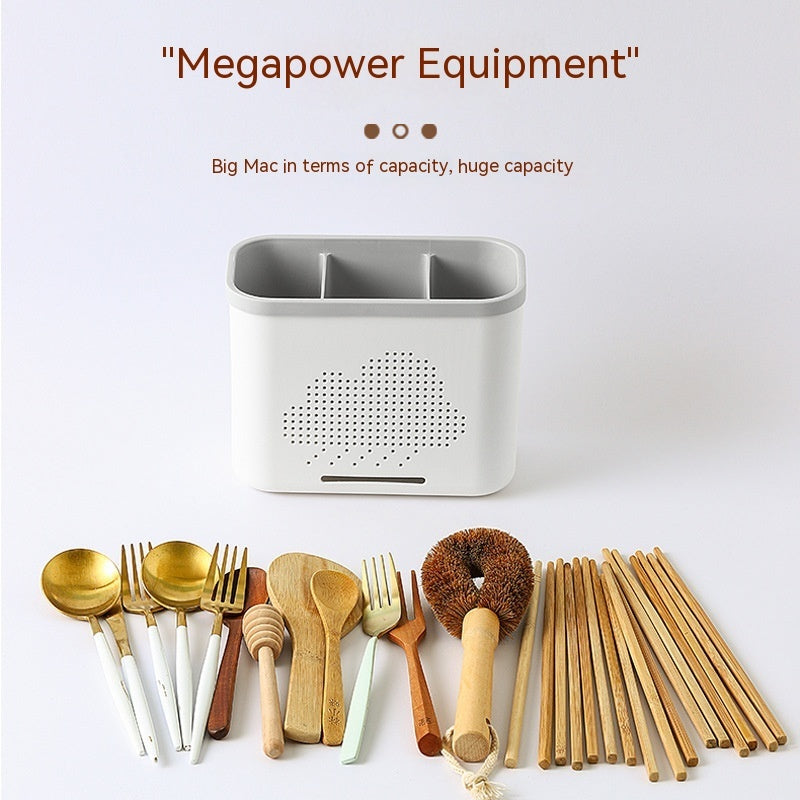 Multifunctional kitchen chopsticks holder.
