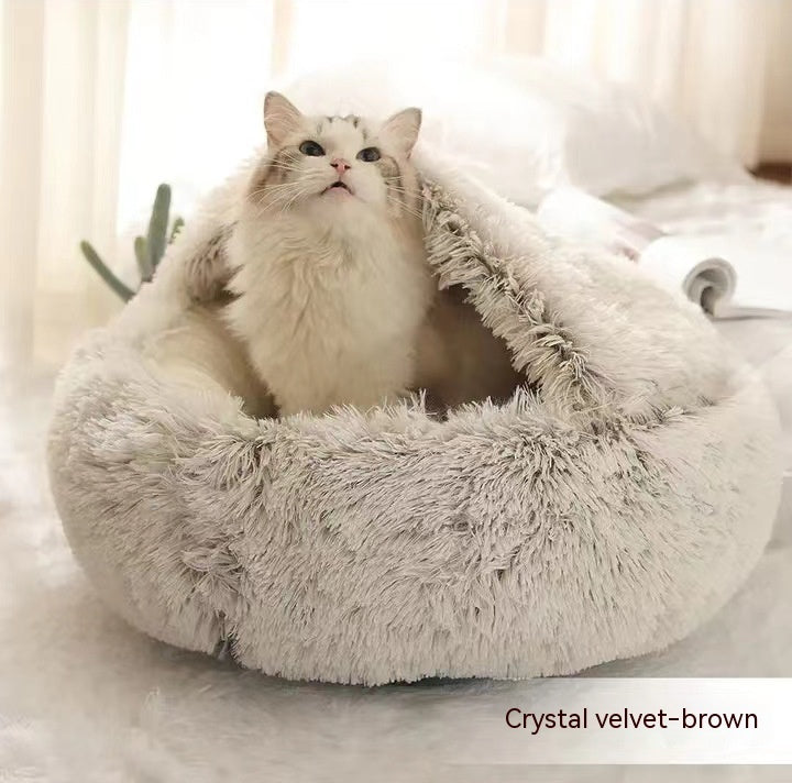 2-in-1 Pet Winter Bed