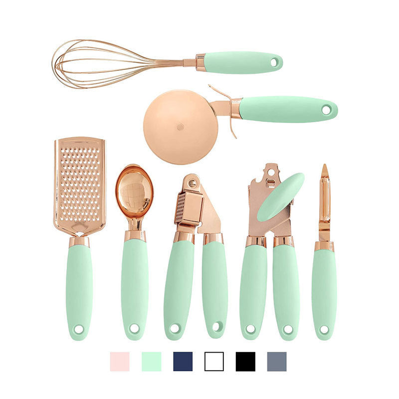 7-Piece Stainless Steel Kitchen Gadget Set.