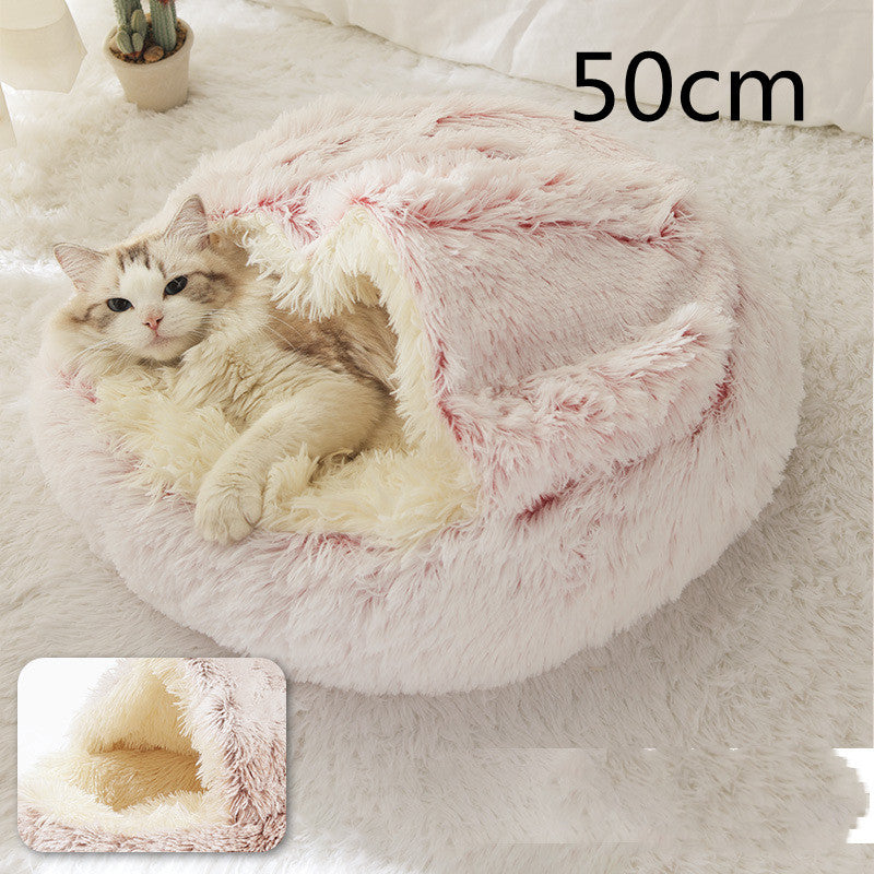 2-in-1 Pet Winter Bed