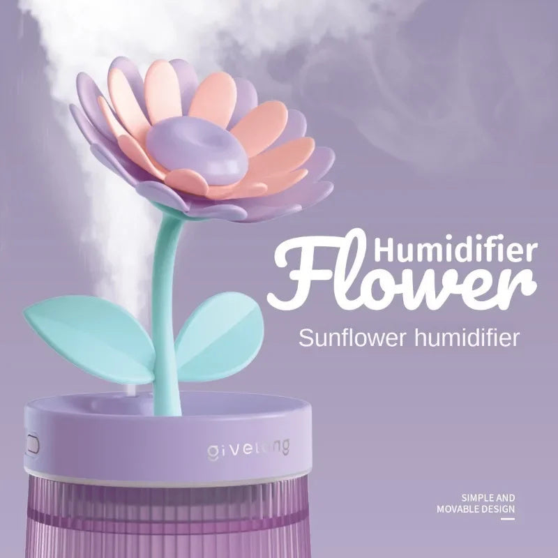 Mini USB flower-shaped humidifier.