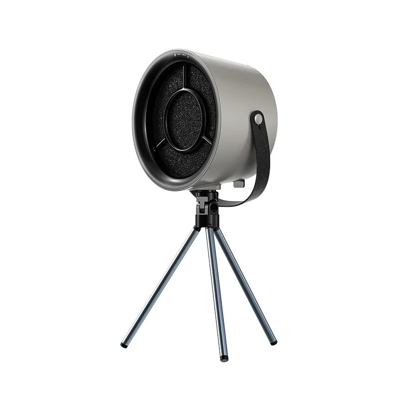 Portable desktop exhaust fan.