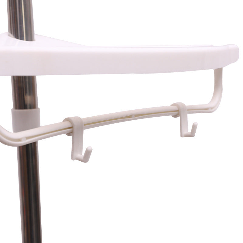 Telescoping Punch-Free Bathroom Storage Rack