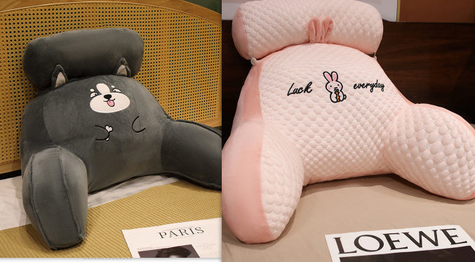 Soft Fluffy Triangle Reading Cushion