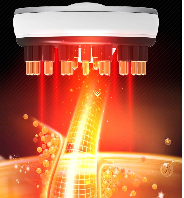 Electric Massage Comb with Scalp Care and Nourishing Liquid