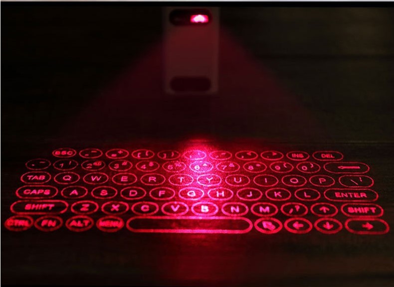 Bluetooth virtual laser keyboard.