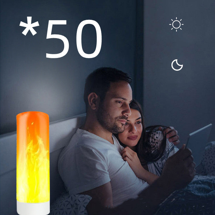 USB LED Flame Atmosphere Light with Candle Effect