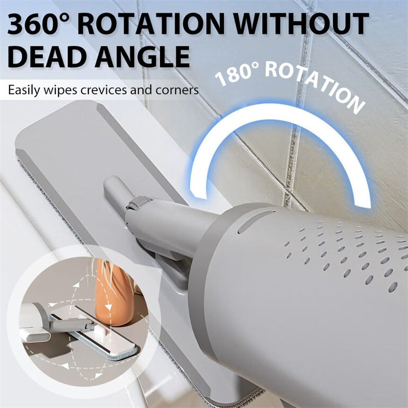 Rotatable self-squeeze mini mop.