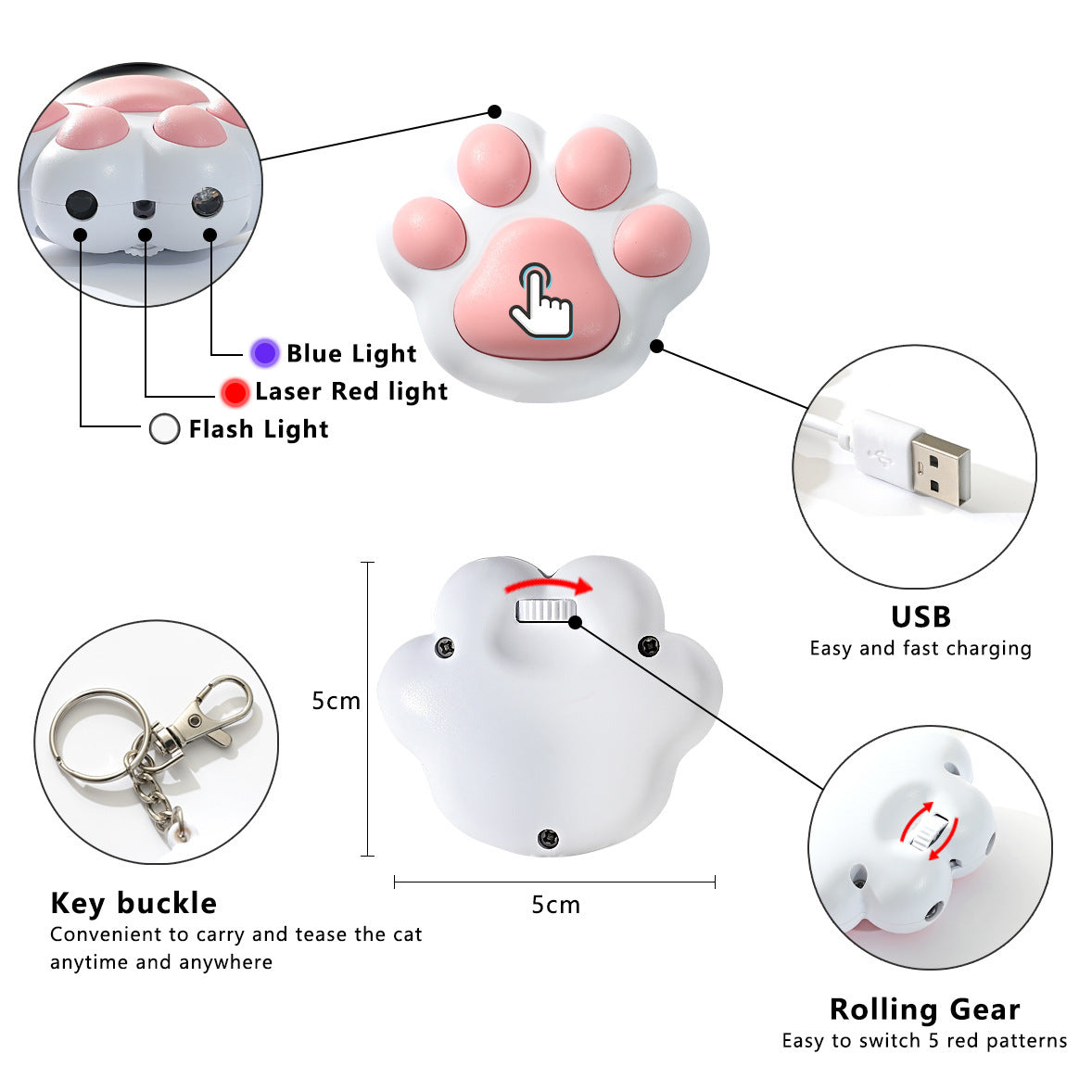 Multifunctional Fashion Pet Cat Toy