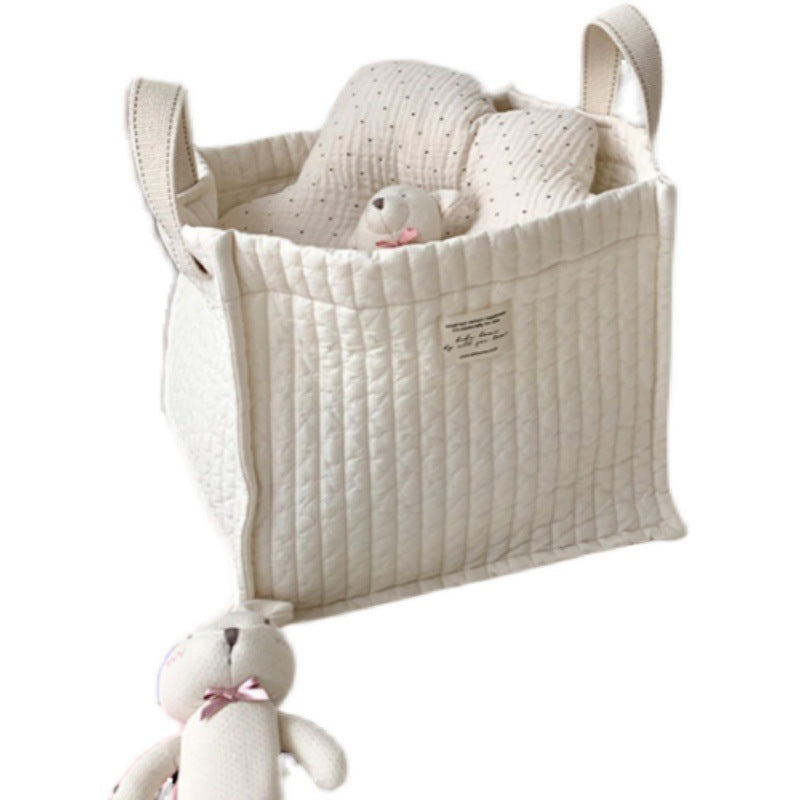 Quilted Handbag with Baby Bed Storage