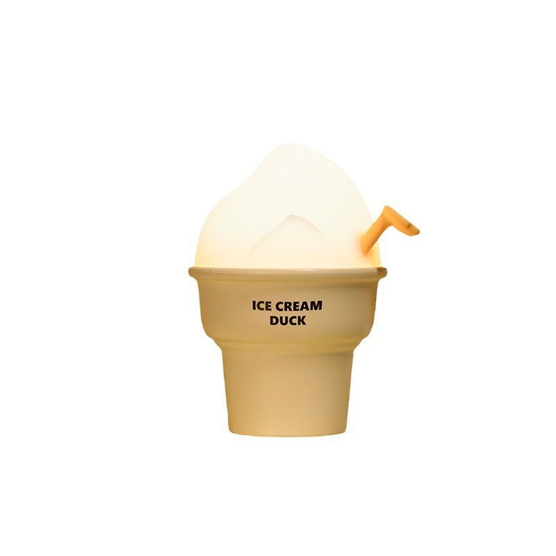 Cartoon Ice Cream Duck Night Lamp