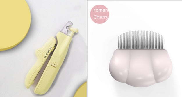 Pet nail clippers with LED light.