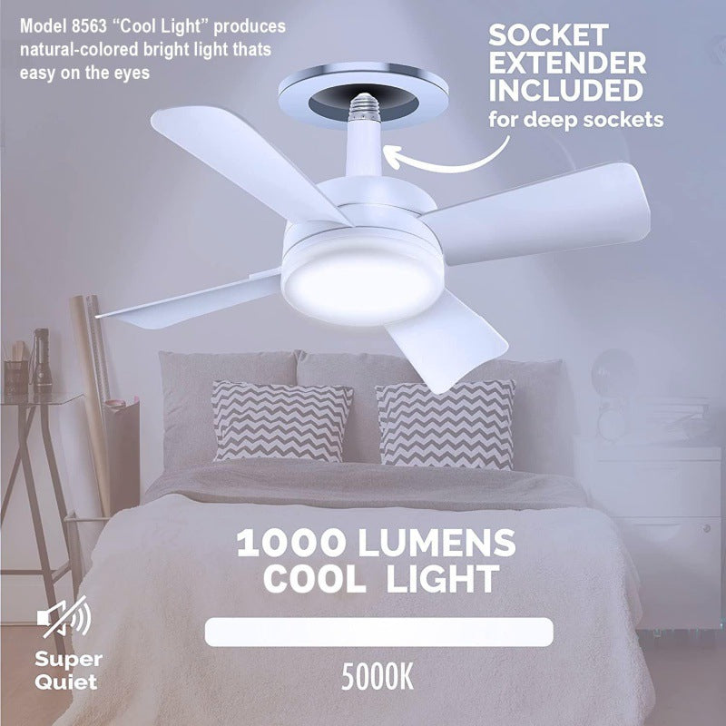 Adjustable LED Fan Light with Remote.