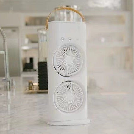 Double-Ended Spray Fan: Portable Air Cooler