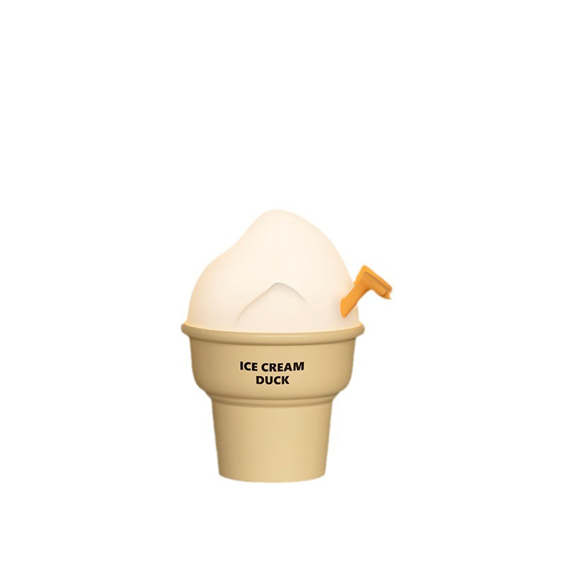 Cartoon Ice Cream Duck Night Lamp