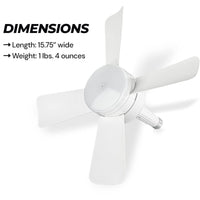 Adjustable LED Fan Light with Remote.