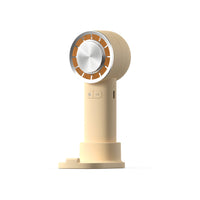 Rechargeable handheld fan.