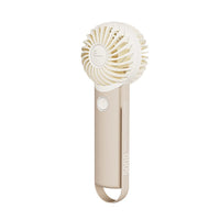 Rechargeable handheld fan.