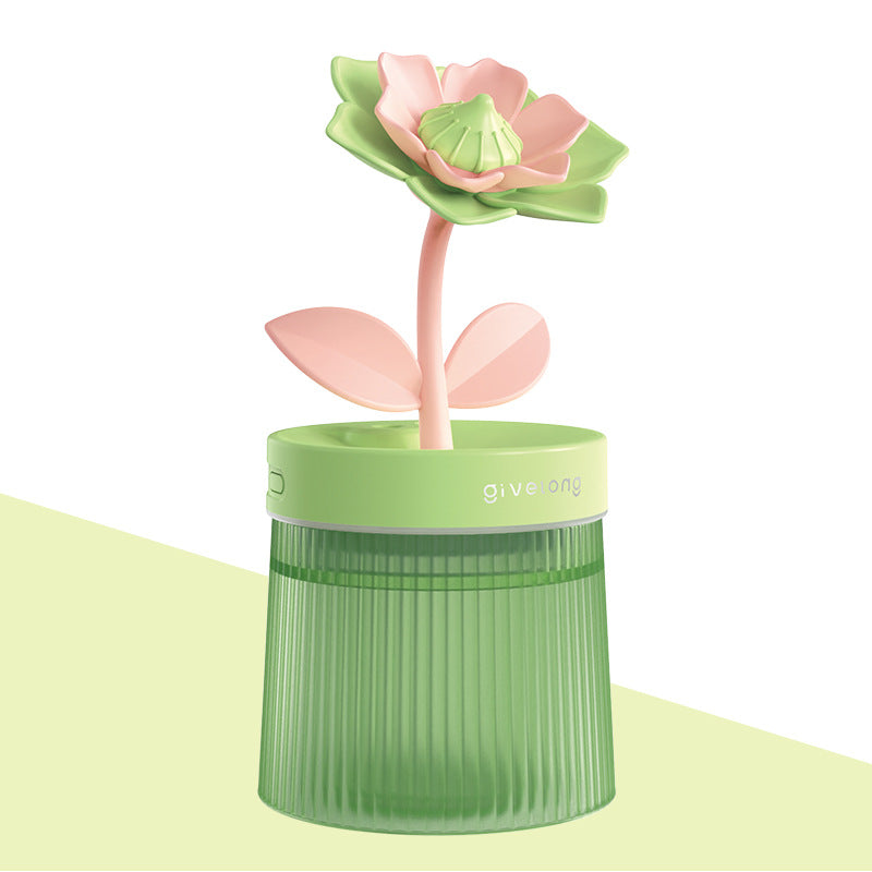 Mini USB flower-shaped humidifier.