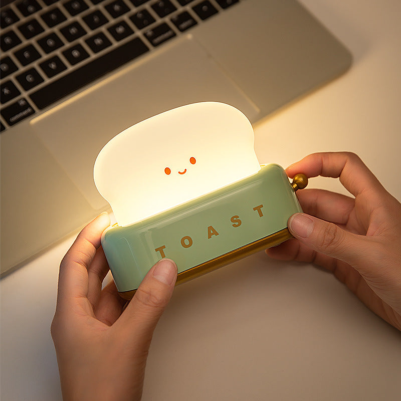 USB Charging LED Bread Night Light with Dimming and Timer