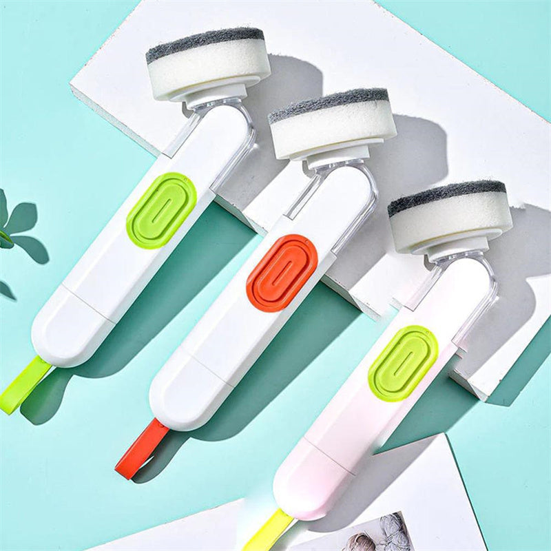 Versatile Liquid-Filled Cleaning Brush