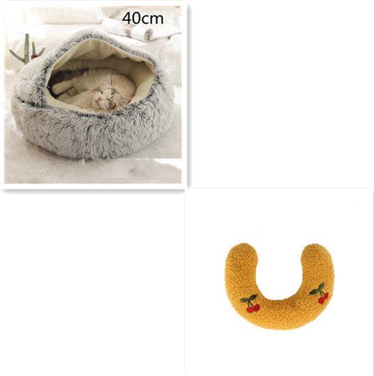 2-in-1 Pet Winter Bed